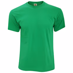 Fruit Of The Loom Mens Screen Stars Original Full Cut Short Sleeve T-Shirt - 2XL, Kelly Green