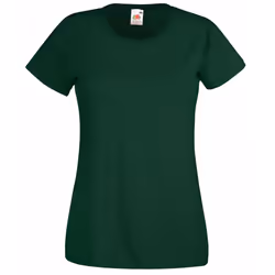 Fruit Of The Loom Ladies/Womens Lady-Fit Valueweight Short Sleeve T-Shirt - M, Bottle Green