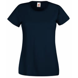 Fruit Of The Loom Ladies/Womens Lady-Fit Valueweight Short Sleeve T-Shirt - 2XL, Deep Navy