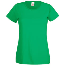 Fruit Of The Loom Ladies/Womens Lady-Fit Valueweight Short Sleeve T-Shirt - XL, Kelly Green