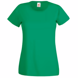 Fruit Of The Loom Ladies/Womens Lady-Fit Valueweight Short Sleeve T-Shirt - 2XL, Kelly Green