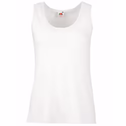 Fruit Of The Loom Ladies/Womens Lady-Fit Valueweight Vest - XL, White