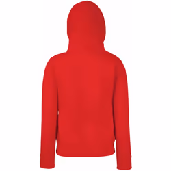 Fruit Of The Loom Ladies Lady Fit Hooded Sweatshirt / Hoodie - XL, Red