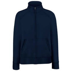 Fruit Of The Loom Ladies/Womens Lady-Fit Fleece Sweatshirt Jacket - XS, Deep Navy