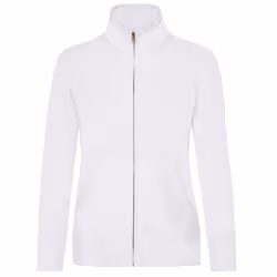 Fruit Of The Loom Ladies/Womens Lady-Fit Fleece Sweatshirt Jacket - M, White