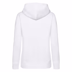 Fruit Of The Loom Ladies Lady-Fit Hooded Sweatshirt Jacket - M, White