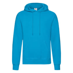 Fruit Of The Loom Mens Hooded Sweatshirt / Hoodie - L, Azure Blue