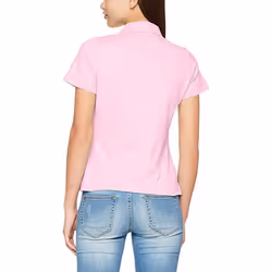 Fruit Of The Loom Ladies Lady-Fit Premium Short Sleeve Polo Shirt - L, Light Pink
