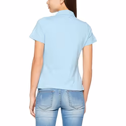 Fruit Of The Loom Ladies Lady-Fit Premium Short Sleeve Polo Shirt - XS, Sky Blue