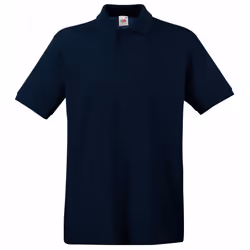 Fruit Of The Loom Premium Mens Short Sleeve Polo Shirt - M, Deep Navy