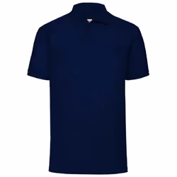 Fruit Of The Loom Mens 65/35 Pique Short Sleeve Polo Shirt - 3XL, Deep Navy