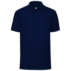 Fruit Of The Loom Mens 65/35 Pique Short Sleeve Polo Shirt - 3XL, Deep Navy