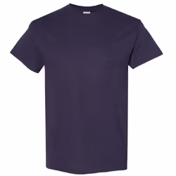 Gildan Mens Heavy Cotton Short Sleeve T-Shirt - S, Blackberry