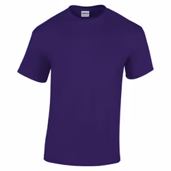Gildan Mens Heavy Cotton Short Sleeve T-Shirt - S, Blackberry