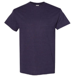 Gildan Mens Heavy Cotton Short Sleeve T-Shirt - 2XL, Blackberry