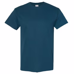 Gildan Mens Heavy Cotton Short Sleeve T-Shirt - 2XL, Midnight