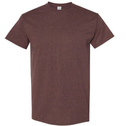 Gildan Mens Heavy Cotton Short Sleeve T-Shirt - 2XL, Russet
