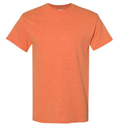 Gildan Mens Heavy Cotton Short Sleeve T-Shirt - L, Sunset