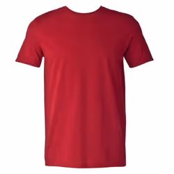 Gildan Mens Short Sleeve Soft-Style T-Shirt - M, Antique Cherry Red