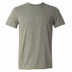 Gildan Mens Short Sleeve Soft-Style T-Shirt - XL, Heather Military Green