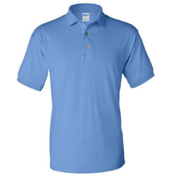 Gildan Adult DryBlend Jersey Short Sleeve Polo Shirt - M, Carolina Blue
