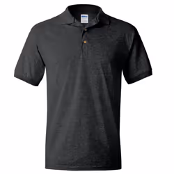 Gildan Adult DryBlend Jersey Short Sleeve Polo Shirt - 2XL, Dark Heather