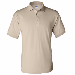 Gildan Adult DryBlend Jersey Short Sleeve Polo Shirt - 2XL, Sand