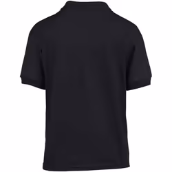 Gildan DryBlend Childrens Unisex Jersey Polo Shirt - S, Black