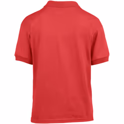 Gildan DryBlend Childrens Unisex Jersey Polo Shirt - S, Red