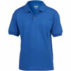 Gildan DryBlend Childrens Unisex Jersey Polo Shirt - S, Royal