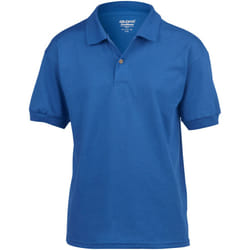 Gildan DryBlend Childrens Unisex Jersey Polo Shirt - S, Royal