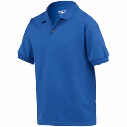 Gildan DryBlend Childrens Unisex Jersey Polo Shirt - S, Royal
