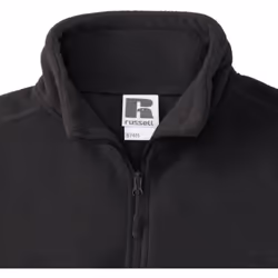 Russell Mens 1/4 Zip Outdoor Fleece Top - XS, Black