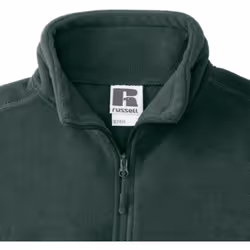 Russell Mens 1/4 Zip Outdoor Fleece Top - XS, Bottle Green