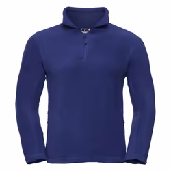 Russell Mens 1/4 Zip Outdoor Fleece Top - XS, Bright Royal