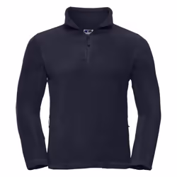 Russell Mens 1/4 Zip Outdoor Fleece Top - L, French Navy