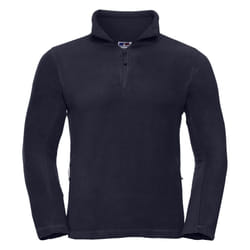 Russell Mens 1/4 Zip Outdoor Fleece Top - L, French Navy