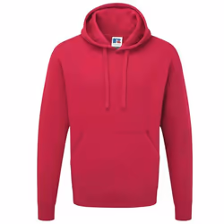 Russell Colour Mens Hooded Sweatshirt / Hoodie - S, Fuchsia