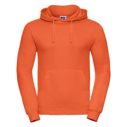 Russell Colour Mens Hooded Sweatshirt / Hoodie - XS, Orange