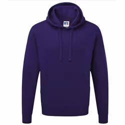 Russell Colour Mens Hooded Sweatshirt / Hoodie - 2XL, Purple