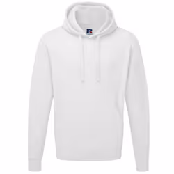 Russell Colour Mens Hooded Sweatshirt / Hoodie - 2XL, White