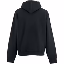 Russell Mens Authentic Hooded Sweatshirt / Hoodie - M, Black