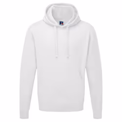 Russell Mens Authentic Hooded Sweatshirt / Hoodie - XS, White