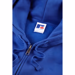 Russell Mens Authentic Full Zip Hooded Sweatshirt / Hoodie - XS, Bright Royal