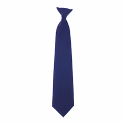 Yoko Clip-On Tie - One Size, Navy Blue