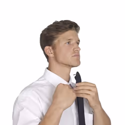 Yoko Clip-On Tie - One Size, Navy Blue