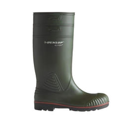 Dunlop A442631 Actifort Heavy Duty Safety Wellington / Mens Boots / Safety Wellingtons - 43 EUR, Green