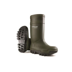 Dunlop C662933 Purofort Thermo + Full Safety Wellington / Womens Boots / Safety Wellingtons - 5 UK, Green