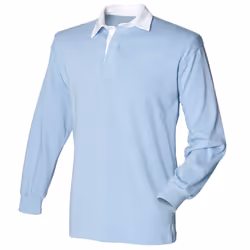 Front Row Mens Long Sleeve Sports Rugby Shirt - S, Bottle Green