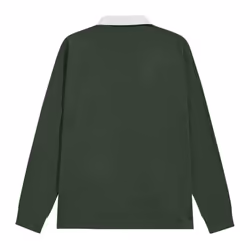 Front Row Mens Long Sleeve Sports Rugby Shirt - L, Bottle Green